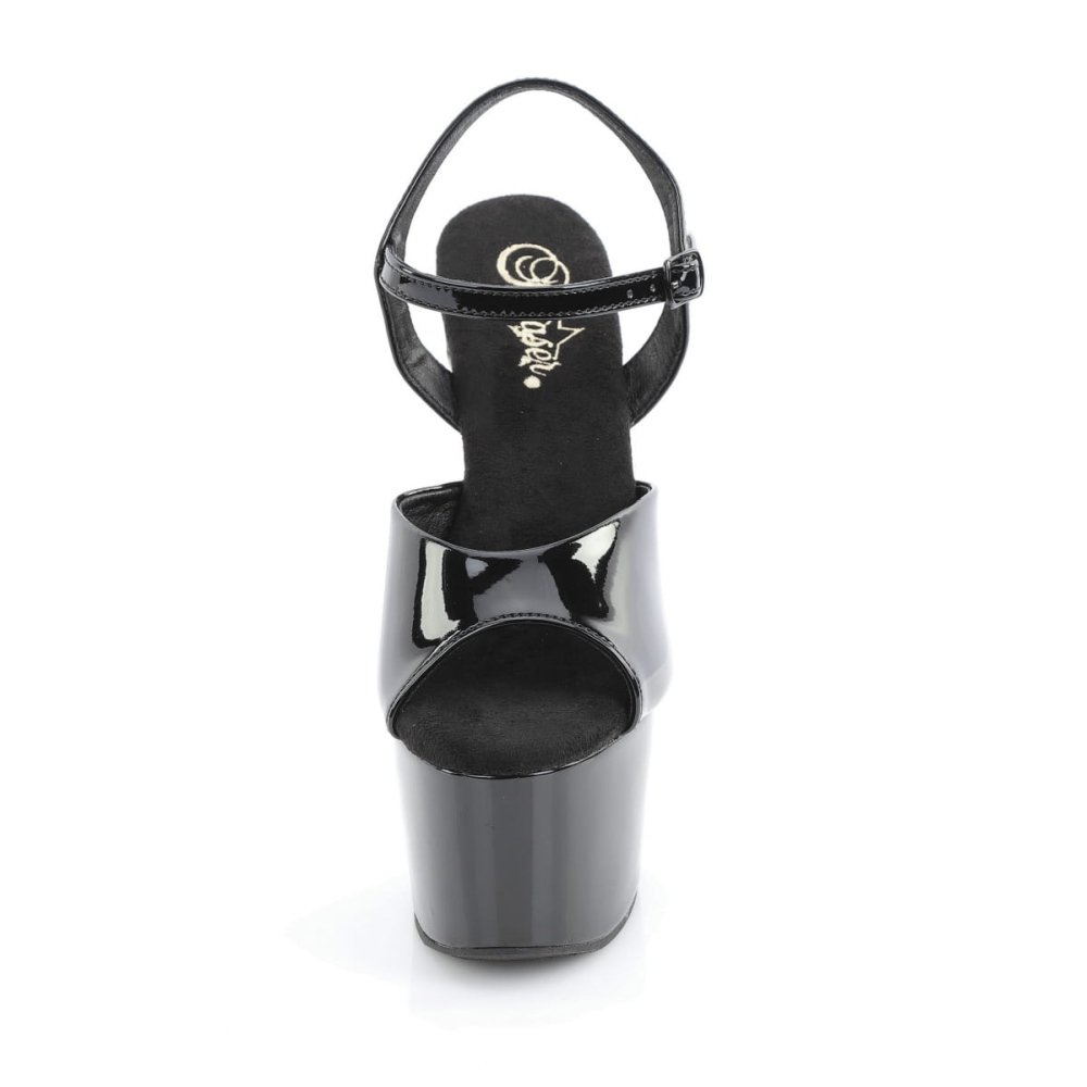 Pleaser - ADORE709WR Ankle strap sandal - Black